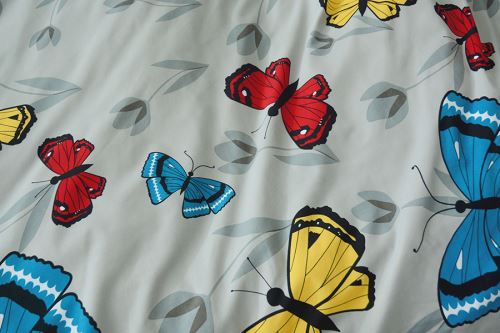 Mikroszálas ágyneműhuzat pamuthatású hosszított TERELA szürke (6)