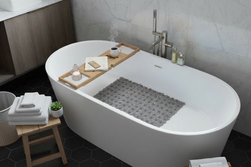 BELA csúszásmentes fürdőszobai alátét szürke