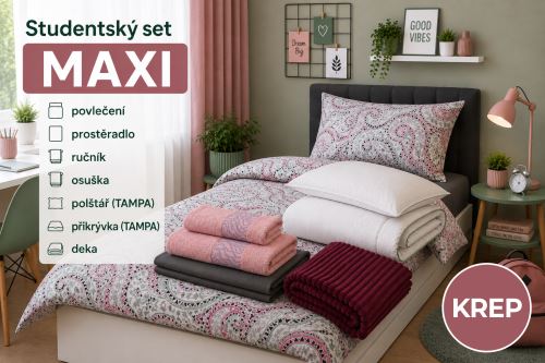 Diák szett MAXI VIRA málnaszínű