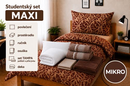 Diák szett MAXI LONA barna