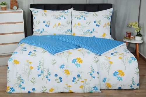 Pamut ágyneműhuzat PLUS KETA kék (1)