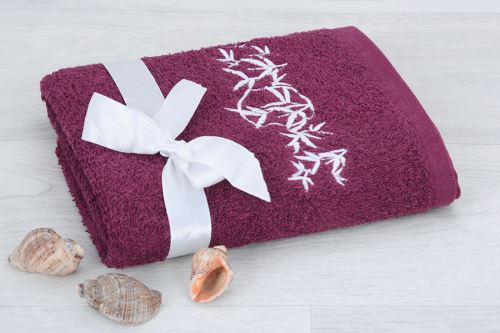 Törölköző LUNO borvörös