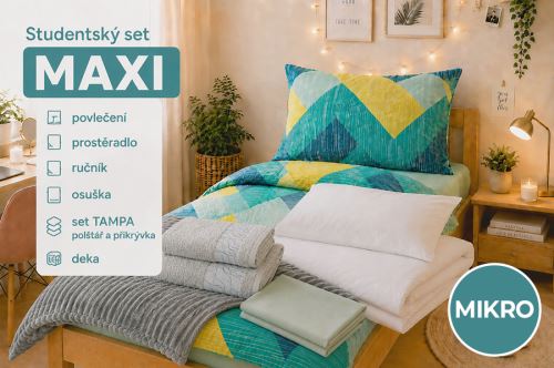 Diák szett MAXI ZERINA petrolkék
