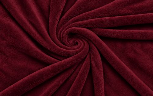 Lepedő mikroplüssbő TOP borvörös 90x200 cm (1)