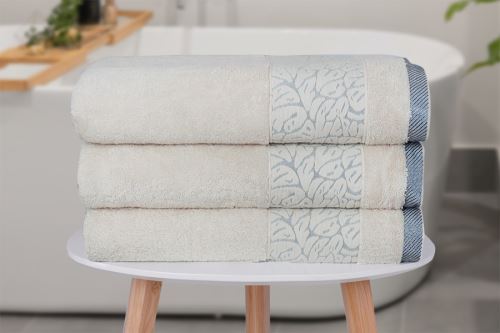 Fürdőlepedő HAVERI tejszínes