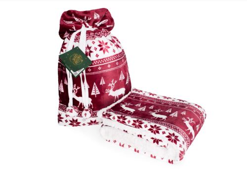 Kétoldalas takaró PURA borvörös