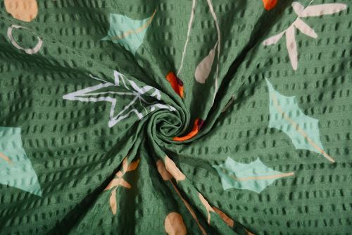 Téli Krepp ágyneműhuzat mikro BASIC TOUTA zöld (2)