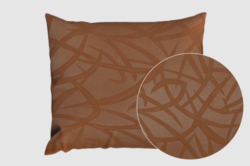 Damaszt mikro párnahuzat 40x40 cm MUSA barna