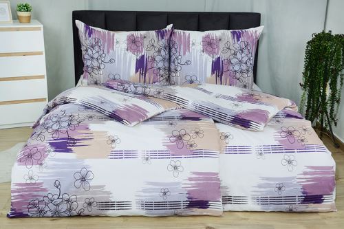 Pamut ágyneműhuzat PLUS TIARA halványlila