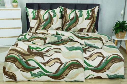 Pamut ágyneműhuzat PLUS 4 részes MALVA bézs