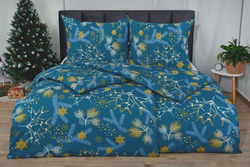 Pamut ágyneműhuzat PLUS NALA kék