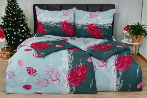 Ágyneműhuzat mikroszatén BILA málna