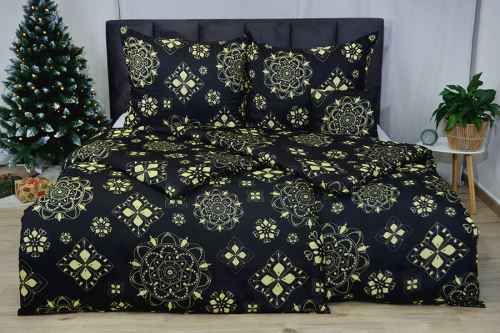 Mikroszálas ágyneműhuzat BASIC hosszított ZIRA fekete (1)