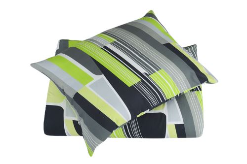 Pamut ágyneműhuzat BASIC MADALA mész (1)