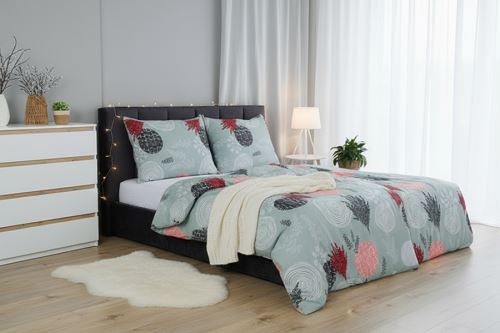 Pamut ágyneműhuzat BASIC SNELA szürke (1)