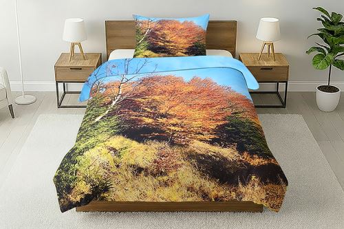 Mikroszálas ágyneműhuzat nyomtatással ŐSZI