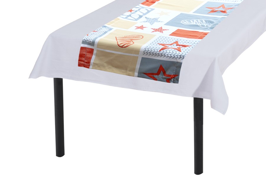 Asztali futó 40x180 cm LIVANA piros