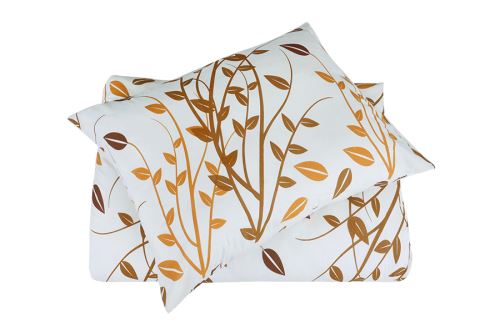 Pamut ágyneműhuzat BASIC RAMANA narancs (1)