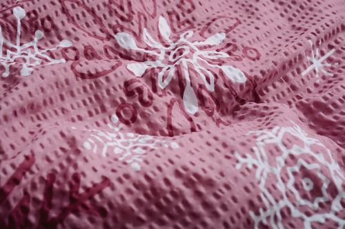 Krepp ágyneműhuzat mikro BASIC hosszított TORA régi rózsaszín (2)