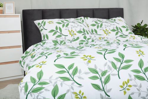 Pamut ágyneműhuzat BASIC 4 részes LOMBA fehér (4)