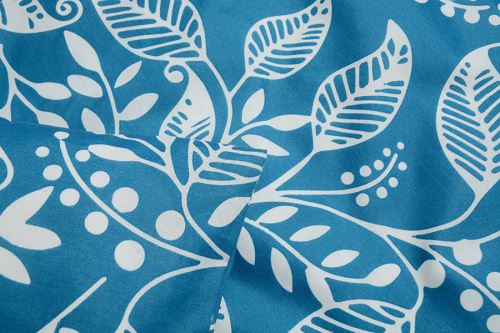 Pamut ágyneműhuzat BASIC LISA kék (5)