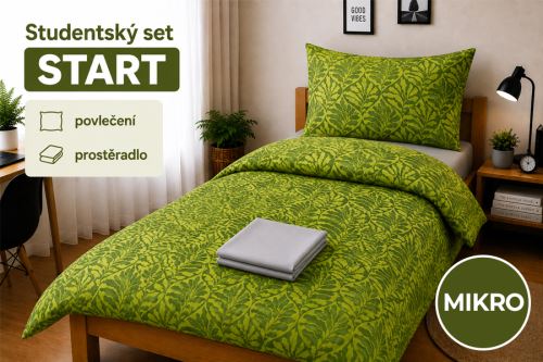 Diák szett START LONA olívazöld