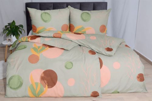 Pamut ágyneműhuzat PLUS 4 részes POSA bézs (5)