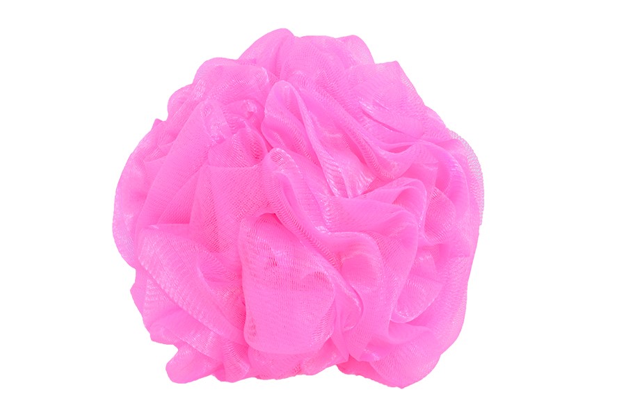 Masszázs fürdőpamacs  DELUXE rózsaszín