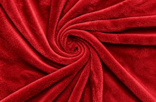 Lepedő mikroplüssbő TOP piros 180x200 cm (1)