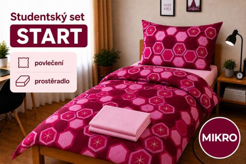 Diák szett START VINKA bordó
