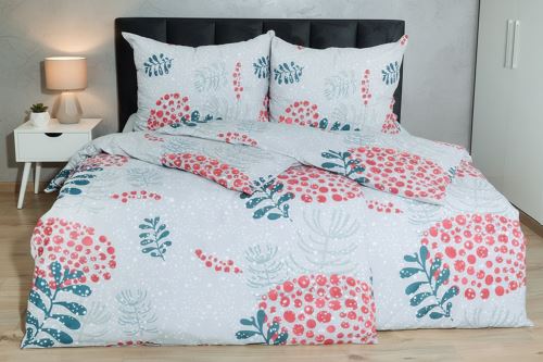 Téli Pamut ágyneműhuzat PLUS AMELIE szürke