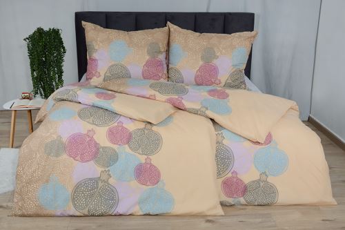 Krepp ágyneműhuzat BASIC hosszított NARA bézs