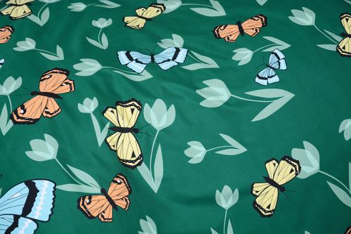 Mikroszálas ágyneműhuzat pamuthatású TERELA zöld (5)