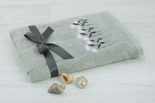 Fürdőlepedő KANTO világosszürke