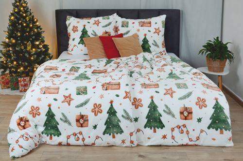 Karácsonyi Ágyneműhuzat mikroplüss FROSTA