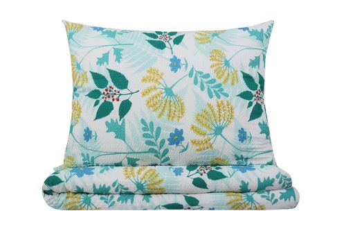 Krepp ágyneműhuzat BASIC hosszított NIVA fehér (1)