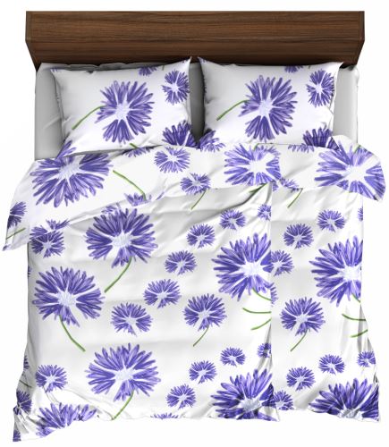 Ágyneműhuzat mikroszatén 4 részes NAJADA fehér (3)